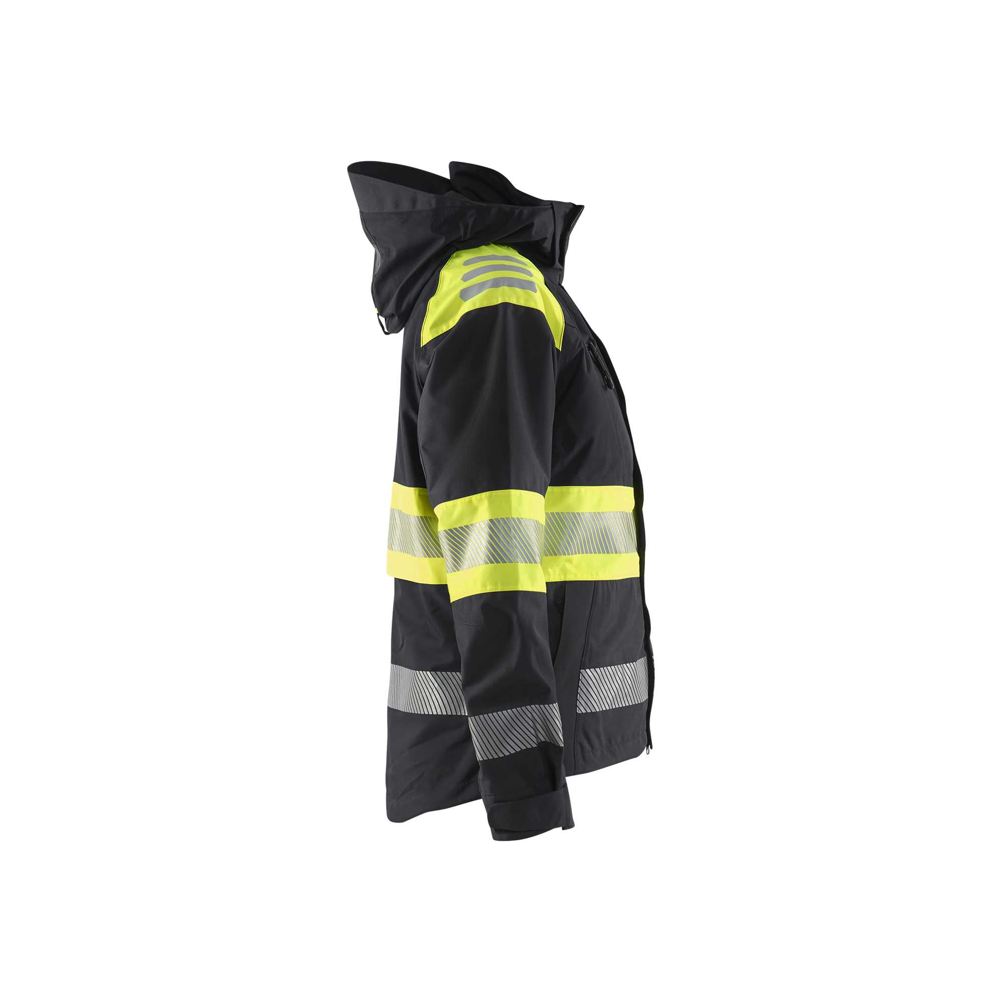 BLAKLADER 44301977 WOMEN’S HI VIS SHELL JACKET Hi Vis Reflective Shell Work Jacket WOMEN - Waterproof